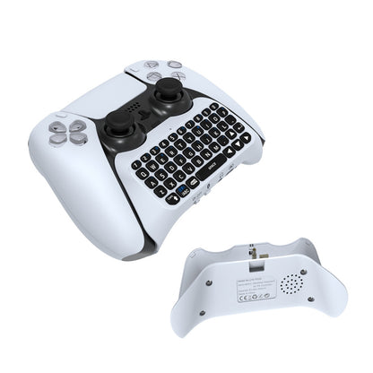 JYS-P5121 แป้นพิมพ์จับไร้สาย Bluetooth สามารถสนทนาด้วยเสียงแป้นพิมพ์ภายนอกเหมาะสำหรับ PS5, JYS-P5121