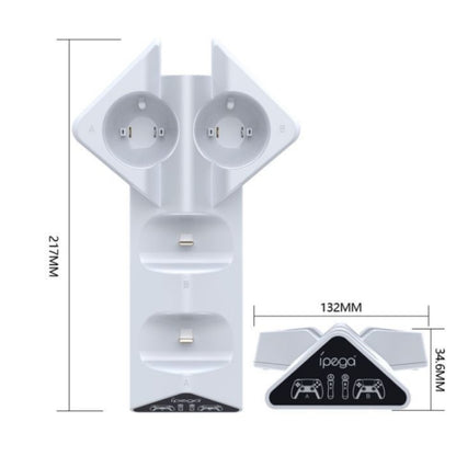 Ipega PG-P5011 Triangle Beast Charger Handle Charger สำหรับ PS5/PS MOVE, PG-P5011