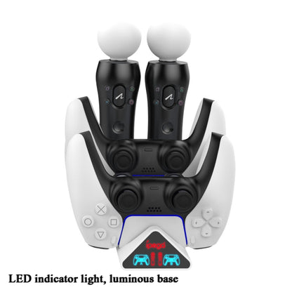 Ipega PG-P5011 Triangle Beast Charger Handle Charger สำหรับ PS5/PS MOVE, PG-P5011