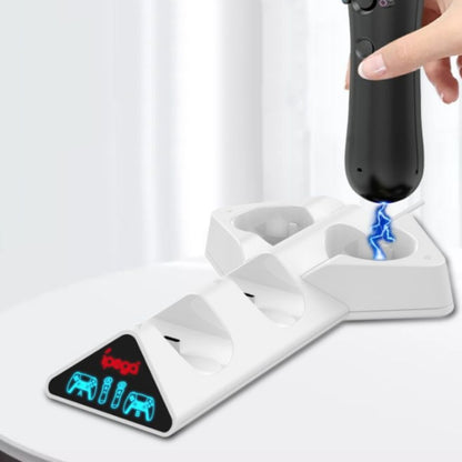 Ipega PG-P5011 Triangle Beast Charger Handle Charger สำหรับ PS5/PS MOVE, PG-P5011