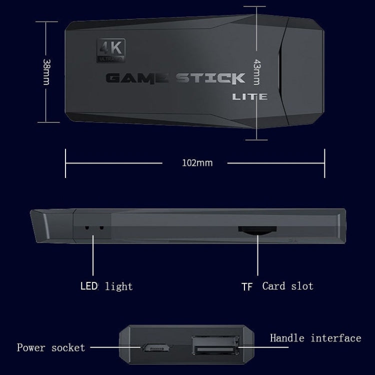 M8 Wireless HDMI Arcade Game Home TV Mini Game Machine พร้อม 2 x GamePads, M8  32G (Wireless), M8  64G (Wireless)