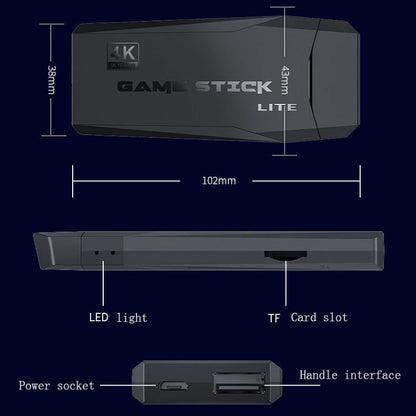M8 Wireless HDMI Arcade Game Home TV Mini Game Machine พร้อม 2 x GamePads, M8  32G (Wireless), M8  64G (Wireless)