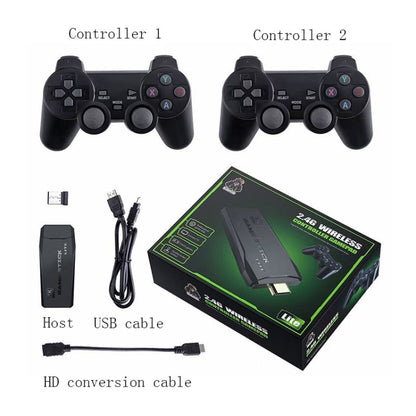 M8 Wireless HDMI Arcade Game Home TV Mini Game Machine พร้อม 2 x GamePads, M8  32G (Wireless), M8  64G (Wireless)