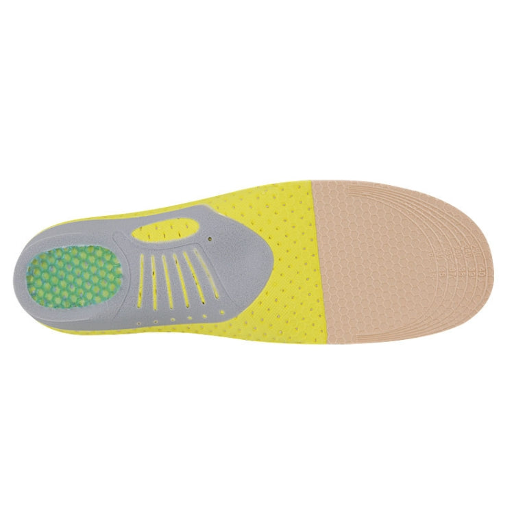 XD-640 Arch กีฬา Insoles ผู้ชายและผู้หญิง Shock Absorption เหงื่อ Insoles บาสเกตบอลวิ่ง Orthopedic Insoles, S(35-40), L(41-45)