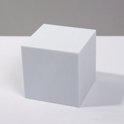 8 PCS Geometric Cube Photo Props เครื่องประดับตกแต่งแพลตฟอร์มการถ่ายภาพ, Small White Square, Large White Square, Small White Rectangular, Large White Rectangular, Small White Cylindrical, Large White Cylindrical, Small White Hexagon, Large White Hexago...