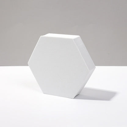 8 PCS Geometric Cube Photo Props เครื่องประดับตกแต่งแพลตฟอร์มการถ่ายภาพ, Small White Square, Large White Square, Small White Rectangular, Large White Rectangular, Small White Cylindrical, Large White Cylindrical, Small White Hexagon, Large White Hexago...