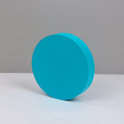 8 PCS Geometric Cube Photo Props เครื่องประดับตกแต่งแพลตฟอร์มการถ่ายภาพ, Small Lake Blue Square, Large Lake Blue Square, Small Lake Blue Rectangular, Large Lake Blue Rectangular, Small Lake Blue Cylinder, Large Lake Blue Cylinder, Small Lake Blue Hexag...