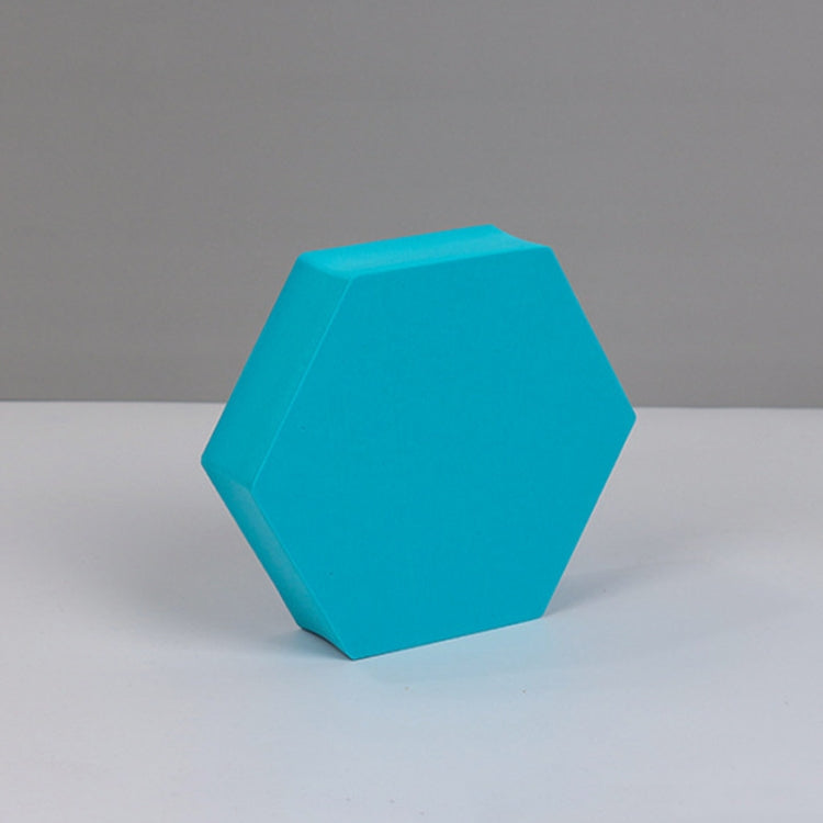 8 PCS Geometric Cube Photo Props เครื่องประดับตกแต่งแพลตฟอร์มการถ่ายภาพ, Small Lake Blue Square, Large Lake Blue Square, Small Lake Blue Rectangular, Large Lake Blue Rectangular, Small Lake Blue Cylinder, Large Lake Blue Cylinder, Small Lake Blue Hexag...