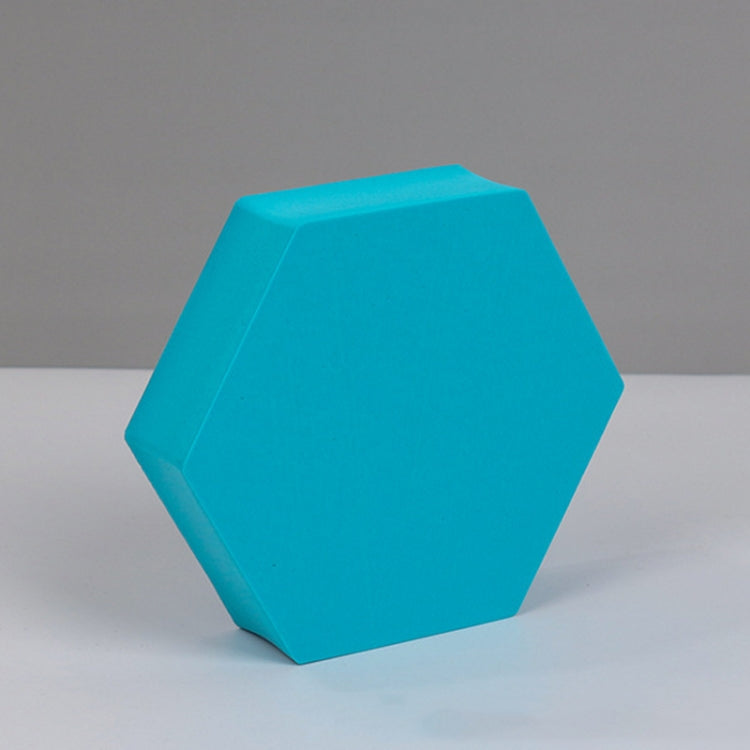 8 PCS Geometric Cube Photo Props เครื่องประดับตกแต่งแพลตฟอร์มการถ่ายภาพ, Small Lake Blue Square, Large Lake Blue Square, Small Lake Blue Rectangular, Large Lake Blue Rectangular, Small Lake Blue Cylinder, Large Lake Blue Cylinder, Small Lake Blue Hexag...