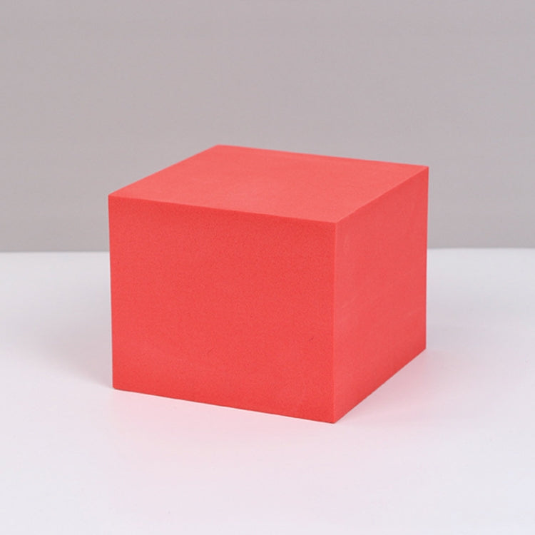 8 PCS Geometric Cube Photo Props เครื่องประดับตกแต่งแพลตฟอร์มการถ่ายภาพ, Small Lake Blue Square, Large Lake Blue Square, Small Lake Blue Rectangular, Large Lake Blue Rectangular, Small Lake Blue Cylinder, Large Lake Blue Cylinder, Small Lake Blue Hexag...
