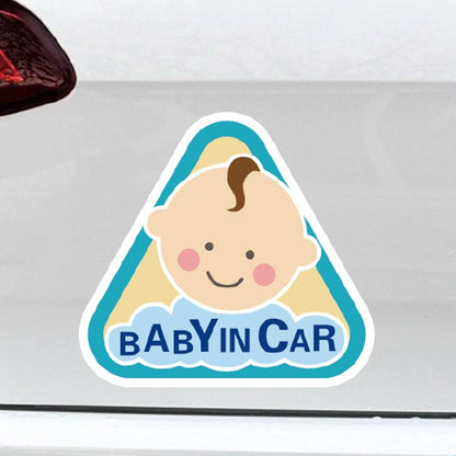 10 ชิ้นมีเด็กอยู่ในรถสติ๊กเกอร์คำเตือนสติ๊กเกอร์สไตล์:, CT203 Baby K Boy Magnetic Stickers, CT203 Baby R Boy Magnetic Stickers, CT203 Baby X Blue Bottom Bottle Magnetic Stickers, CT203 Baby O Boy Triangle Magnetic Stickers                              ...