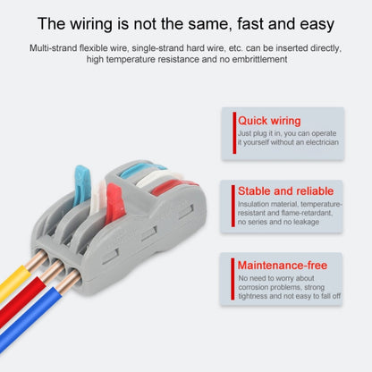 เทอร์มินัล Quick Line สีสันสดใส เทอร์มินัลการเชื่อมต่อสายไฟแบบแยกส่วน, SPL-2 2 In 3 Out, SPL-3 3 In 3 Out, SPL-42 2 In 4 Out, SPL-62 2 In 6 Out, SPL-63 3 In 6 Out, SPL-93 3 In 9 Out, LT-624 2 In 4 Out, LT-626 2 In 6 Out, LT-636 3 In 6 Out              ...