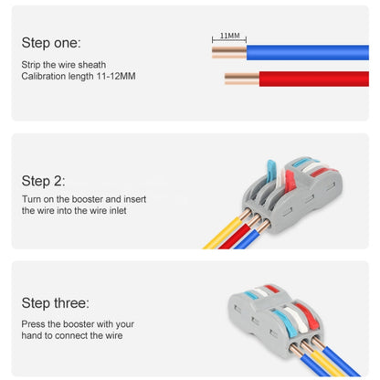 เทอร์มินัล Quick Line สีสันสดใส เทอร์มินัลการเชื่อมต่อสายไฟแบบแยกส่วน, SPL-2 2 In 3 Out, SPL-3 3 In 3 Out, SPL-42 2 In 4 Out, SPL-62 2 In 6 Out, SPL-63 3 In 6 Out, SPL-93 3 In 9 Out, LT-624 2 In 4 Out, LT-626 2 In 6 Out, LT-636 3 In 6 Out              ...
