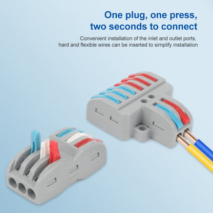 เทอร์มินัล Quick Line สีสันสดใส เทอร์มินัลการเชื่อมต่อสายไฟแบบแยกส่วน, SPL-2 2 In 3 Out, SPL-3 3 In 3 Out, SPL-42 2 In 4 Out, SPL-62 2 In 6 Out, SPL-63 3 In 6 Out, SPL-93 3 In 9 Out, LT-624 2 In 4 Out, LT-626 2 In 6 Out, LT-636 3 In 6 Out              ...