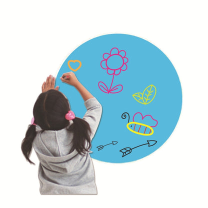Erasable PVC Self-Adhesive กระดานข้อความเด็กวาดการสอนกระดานดำสติกเกอร์สีการจัดส่งแบบสุ่ม, 10 Colors/Set 28CM, 10 Colors/Set 30CM