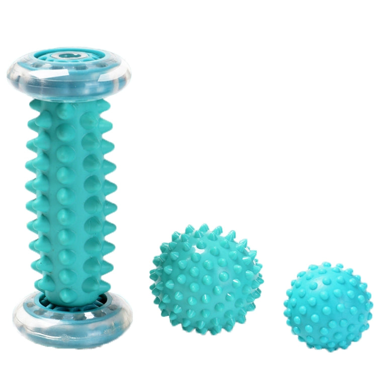 ลูกบอลนวด Plantar Fascia Ball กล้ามเนื้อผ่อนคลายฟิตเนส Ball Hand Holding Ball,สไตล์:, Set 1, Foot Massage Wheel, Set 2, Yellow Foot Bottom + Tattoo 7cm 2