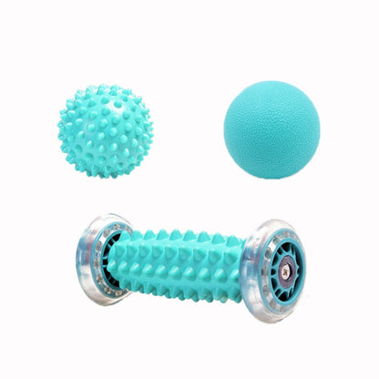 ลูกบอลนวด Plantar Fascia Ball กล้ามเนื้อผ่อนคลายฟิตเนส Ball Hand Holding Ball,สไตล์:, Set 1, Foot Massage Wheel, Set 2, Yellow Foot Bottom + Tattoo 7cm 2