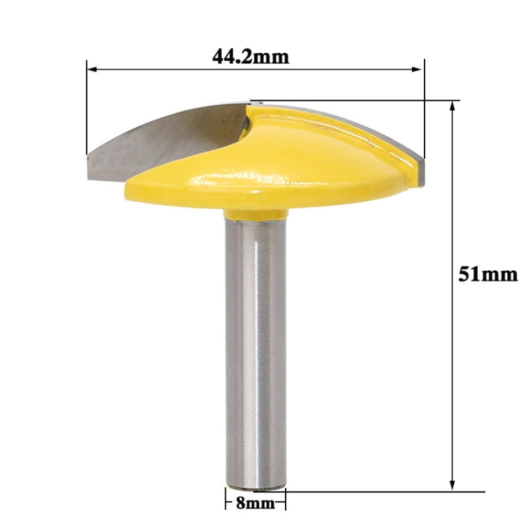 8-Handle Thin Flat-Bottomed คัตเตอร์เครื่องตัดไม้, 8-Handle