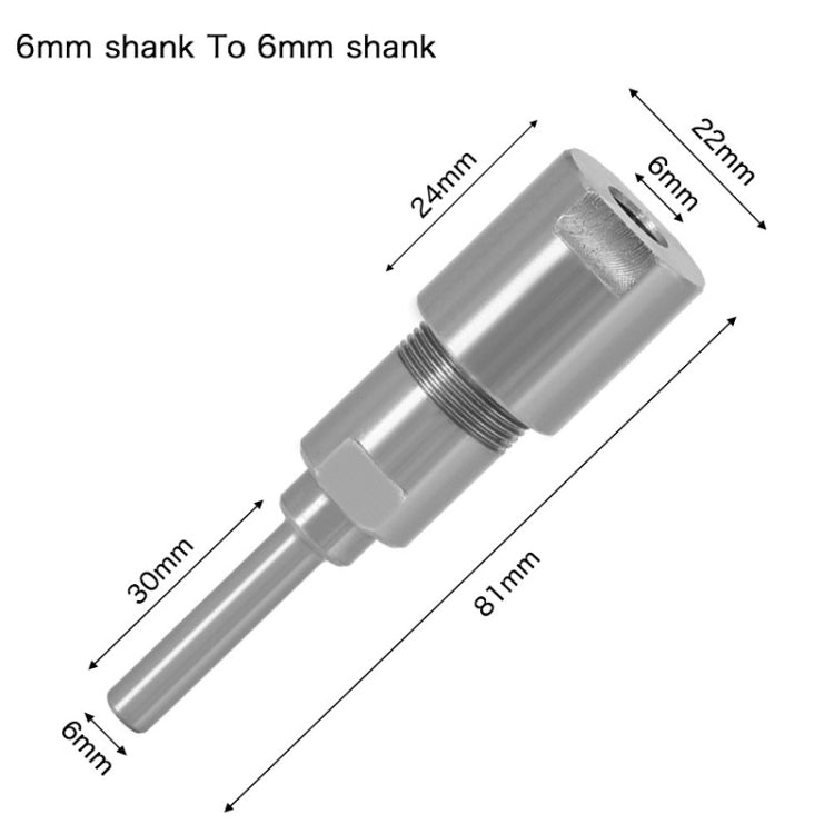เครื่องแกะสลักเครื่องตัดแต่งส่วนขยายเสาแปลง, 6mm To 6mm, 1/4mm To 1/4mm, 1/4mm To 8mm, 8mm To 12mm, 8mm To 1/2mm, 8mm To 8mm, 12mm To 12mm, 1/2mm To 1/2mm