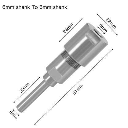 เครื่องแกะสลักเครื่องตัดแต่งส่วนขยายเสาแปลง, 6mm To 6mm, 1/4mm To 1/4mm, 1/4mm To 8mm, 8mm To 12mm, 8mm To 1/2mm, 8mm To 8mm, 12mm To 12mm, 1/2mm To 1/2mm