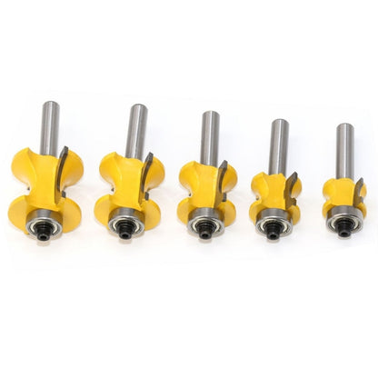 8-Shank Bearing เครื่องตัดครึ่งวงกลมเชิงบวกเครื่องตัดไม้, No. 1, No. 2, No. 3, No. 4, No. 5, 5 PCS/Set