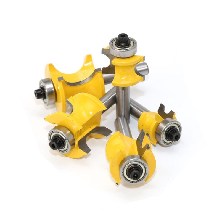 8-Shank Bearing เครื่องตัดครึ่งวงกลมเชิงบวกเครื่องตัดไม้, No. 1, No. 2, No. 3, No. 4, No. 5, 5 PCS/Set