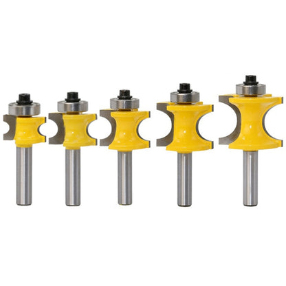 8-Shank Bearing เครื่องตัดครึ่งวงกลมเชิงบวกเครื่องตัดไม้, No. 1, No. 2, No. 3, No. 4, No. 5, 5 PCS/Set