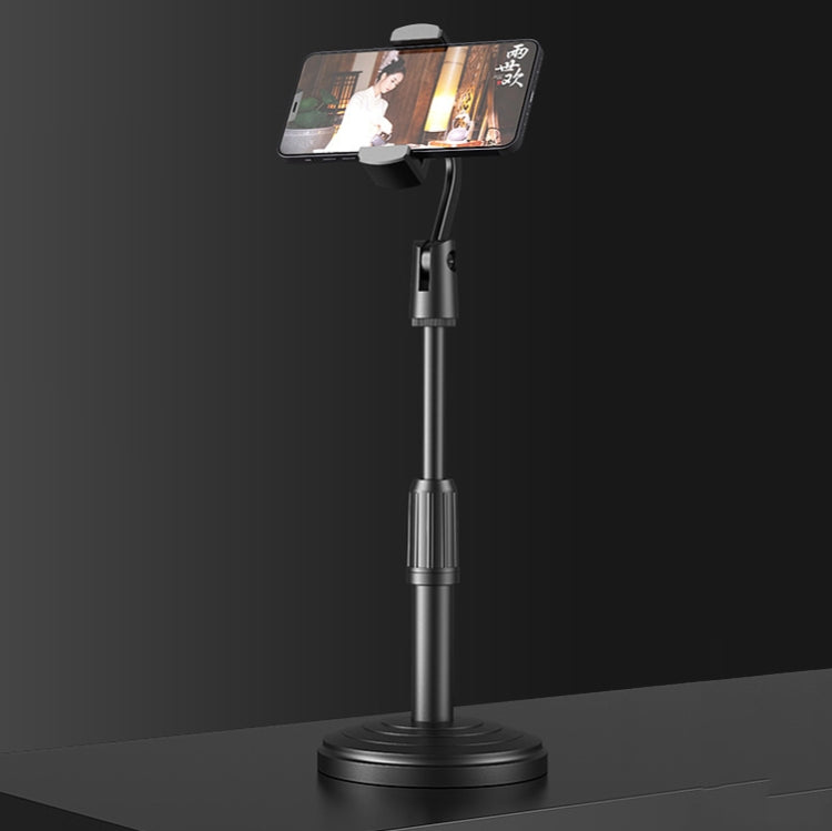 4 PCS ขาตั้งเดสก์ท็อปโทรศัพท์มือถือแท็บเล็ต Live Broadcast Stand Telescopic Disc Stand, 4 PCS