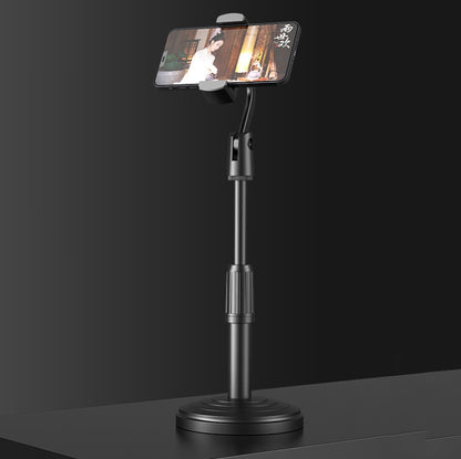 4 PCS ขาตั้งเดสก์ท็อปโทรศัพท์มือถือแท็บเล็ต Live Broadcast Stand Telescopic Disc Stand, 4 PCS