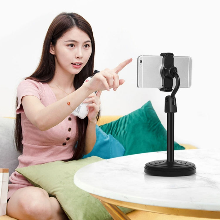 4 PCS ขาตั้งเดสก์ท็อปโทรศัพท์มือถือแท็บเล็ต Live Broadcast Stand Telescopic Disc Stand, 4 PCS