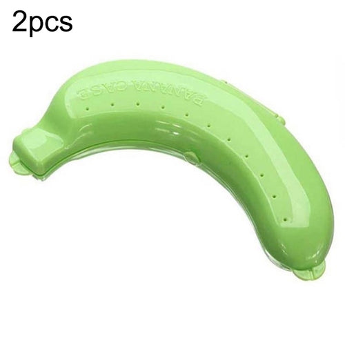 2 PCS น่ารัก 3 สีผลไม้กล้วย Protector กล่องอาหารกลางวันกล่องเก็บสำหรับเด็ก