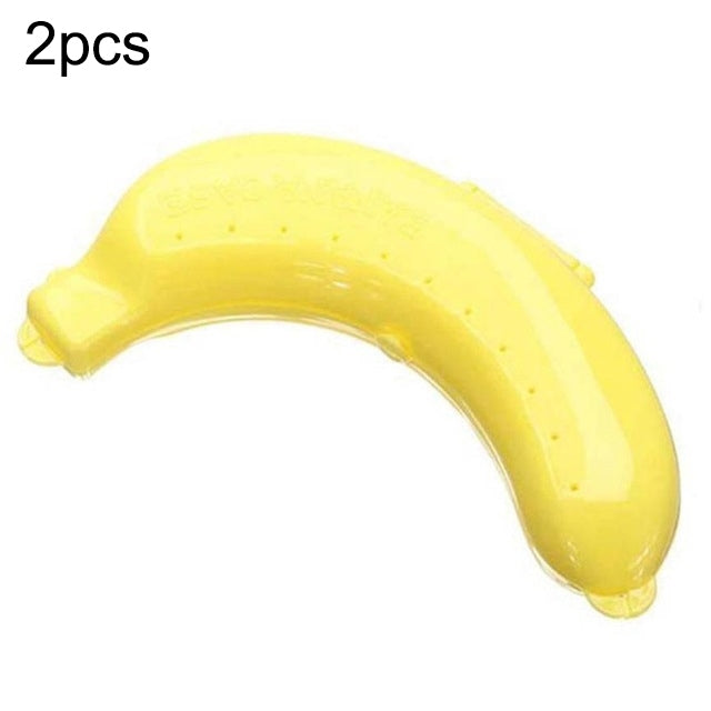 2 PCS น่ารัก 3 สีผลไม้กล้วย Protector กล่องอาหารกลางวันกล่องเก็บสำหรับเด็ก