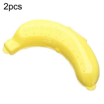 2 PCS น่ารัก 3 สีผลไม้กล้วย Protector กล่องอาหารกลางวันกล่องเก็บสำหรับเด็ก