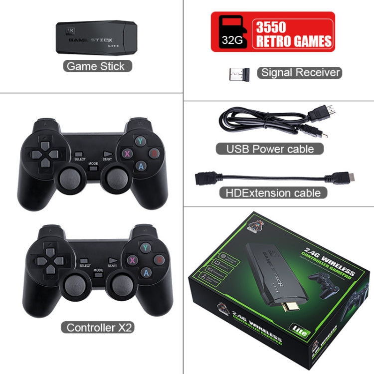 Y3 Lite Wireless เพิ่มคอนโซลเกม HD เป็นสองเท่า, 32G 3000 Games, 64G 10,000 Games