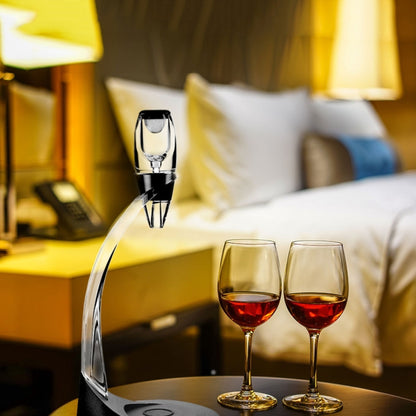 ชุดขวดเหล้าไวน์แดง Quick Decanter ขวดเหล้ากรองไวน์ Pourer, Decanter Set