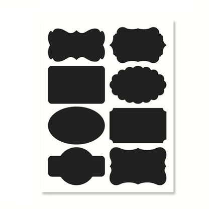 50 ชุด Erasable กันน้ำที่ถอดออกได้ขวด PVC สติ๊กเกอร์กระดานดำ, 2PCS/Set 190x225mm, 8PCS/Set 110x156mm, 8PCS/Set  140x182mm, 8PCS/Set 190x225mm, 8PCS/Set  190x245mm, 10PCS/Set 130x220mm, 10PCS/Set  140x220mm, 10PCS/Set 120x187mm, 12PCS/Set  200x185mm    ...