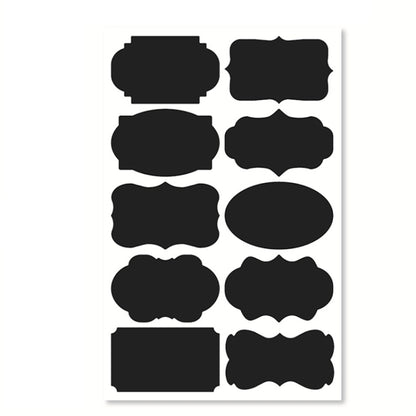 50 ชุด Erasable กันน้ำที่ถอดออกได้ขวด PVC สติ๊กเกอร์กระดานดำ, 2PCS/Set 190x225mm, 8PCS/Set 110x156mm, 8PCS/Set  140x182mm, 8PCS/Set 190x225mm, 8PCS/Set  190x245mm, 10PCS/Set 130x220mm, 10PCS/Set  140x220mm, 10PCS/Set 120x187mm, 12PCS/Set  200x185mm    ...