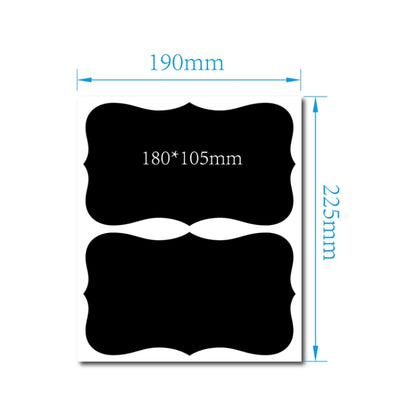 50 ชุด Erasable กันน้ำที่ถอดออกได้ขวด PVC สติ๊กเกอร์กระดานดำ, 2PCS/Set 190x225mm, 8PCS/Set 110x156mm, 8PCS/Set  140x182mm, 8PCS/Set 190x225mm, 8PCS/Set  190x245mm, 10PCS/Set 130x220mm, 10PCS/Set  140x220mm, 10PCS/Set 120x187mm, 12PCS/Set  200x185mm    ...