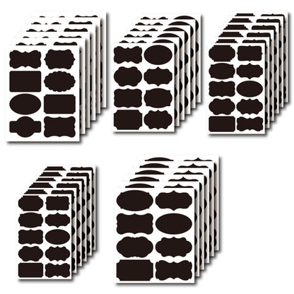 50 ชุด Erasable กันน้ำที่ถอดออกได้ขวด PVC สติ๊กเกอร์กระดานดำ, 2PCS/Set 190x225mm, 8PCS/Set 110x156mm, 8PCS/Set  140x182mm, 8PCS/Set 190x225mm, 8PCS/Set  190x245mm, 10PCS/Set 130x220mm, 10PCS/Set  140x220mm, 10PCS/Set 120x187mm, 12PCS/Set  200x185mm    ...
