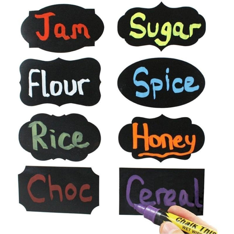 50 ชุด Erasable กันน้ำที่ถอดออกได้ขวด PVC สติ๊กเกอร์กระดานดำ, 2PCS/Set 190x225mm, 8PCS/Set 110x156mm, 8PCS/Set  140x182mm, 8PCS/Set 190x225mm, 8PCS/Set  190x245mm, 10PCS/Set 130x220mm, 10PCS/Set  140x220mm, 10PCS/Set 120x187mm, 12PCS/Set  200x185mm    ...