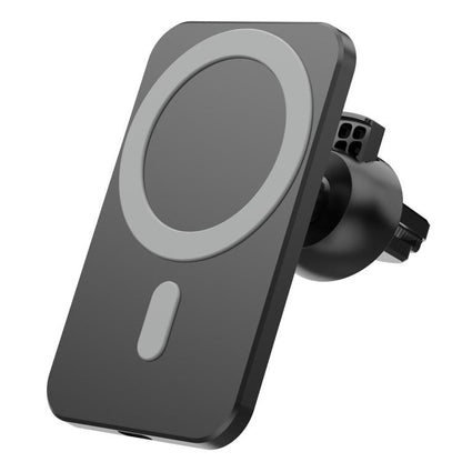N16 10W Car Air Outlet + ถ้วยดูด Magsafe Magnetic Wireless Charger ที่วางโทรศัพท์มือถือสำหรับ iPhone 12 Series