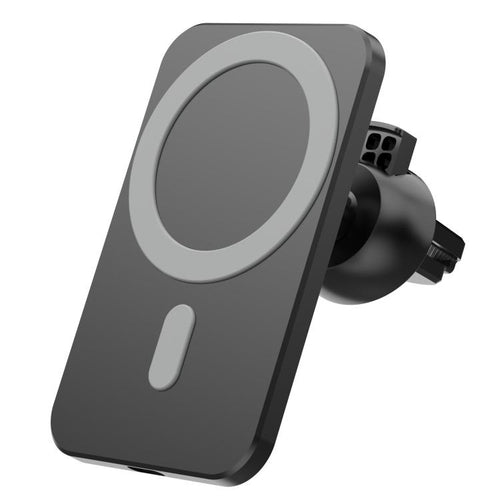 N16 10W Car Air Outlet + ถ้วยดูด Magsafe Magnetic Wireless Charger ที่วางโทรศัพท์มือถือสำหรับ iPhone 12 Series