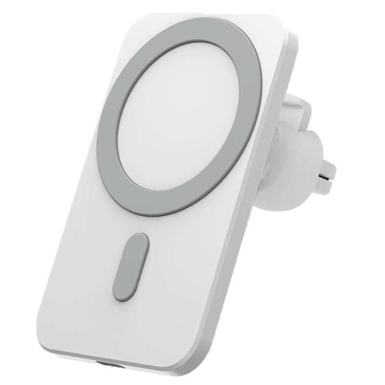 N16 10W Car Air Outlet + ถ้วยดูด Magsafe Magnetic Wireless Charger ที่วางโทรศัพท์มือถือสำหรับ iPhone 12 Series