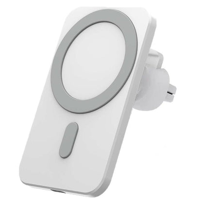 N16 10W Car Air Outlet + ถ้วยดูด Magsafe Magnetic Wireless Charger ที่วางโทรศัพท์มือถือสำหรับ iPhone 12 Series