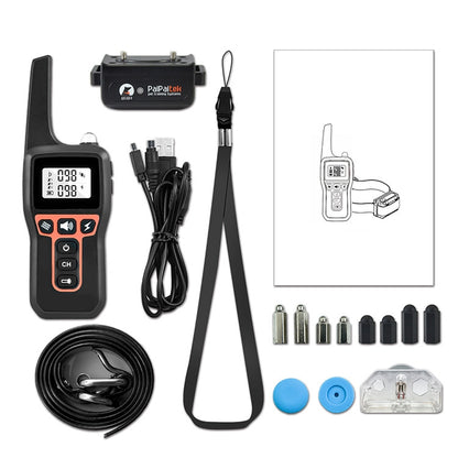 PaiPaitek PD529 รีโมทคอนโทรล อุปกรณ์ฝึกสุนัข ระบบควบคุมด้วยเสียง อุปกรณ์ป้องกันการเห่า อุปกรณ์ฝึกสุนัข, PD529 (Black), PD529 (Red), PD529 (Orange), PD529 (Yellow)