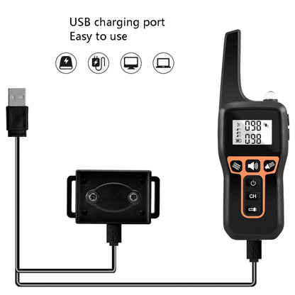 PaiPaitek PD529V-1 การฝึกอบรมสุนัข Anti-Barking อุปกรณ์การสั่นสะเทือน 1000M รีโมทคอนโทรลระยะทางสัตว์เลี้ยงอุปกรณ์การฝึกอบรม, PD529V-1