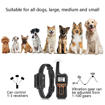 PaiPaitek PD529V-1 การฝึกอบรมสุนัข Anti-Barking อุปกรณ์การสั่นสะเทือน 1000M รีโมทคอนโทรลระยะทางสัตว์เลี้ยงอุปกรณ์การฝึกอบรม, PD529V-1