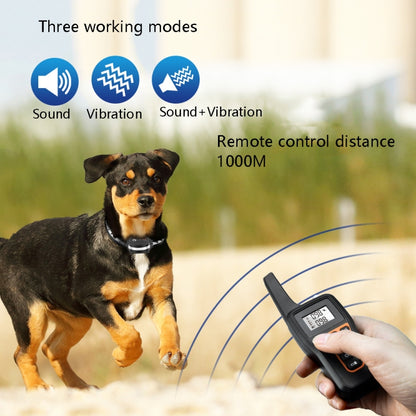 PaiPaitek PD529V-1 การฝึกอบรมสุนัข Anti-Barking อุปกรณ์การสั่นสะเทือน 1000M รีโมทคอนโทรลระยะทางสัตว์เลี้ยงอุปกรณ์การฝึกอบรม, PD529V-1