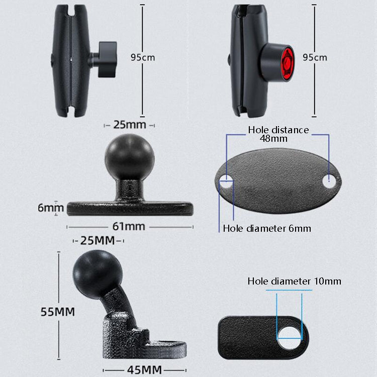 ขายึดโทรศัพท์มือถือระบบนำทางโลหะสำหรับรถจักรยานยนต์สไตล์:, Rearview Mirror Installation (Anti-theft), Rearview Mirror Installation (Hand Twist), Thin Tube Fixation (Anti-theft), Thin Tube Fixation (Hand Twist), Handle Installation (Anti-theft)         ...