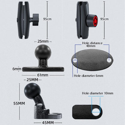 ขายึดโทรศัพท์มือถือระบบนำทางโลหะสำหรับรถจักรยานยนต์สไตล์:, Rearview Mirror Installation (Anti-theft), Rearview Mirror Installation (Hand Twist), Thin Tube Fixation (Anti-theft), Thin Tube Fixation (Hand Twist), Handle Installation (Anti-theft)         ...